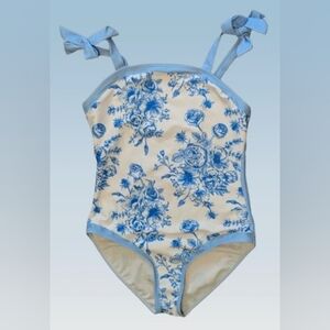 SHEIN Set One-piece & Wrap Chinoiserie Toille Floral 12Y